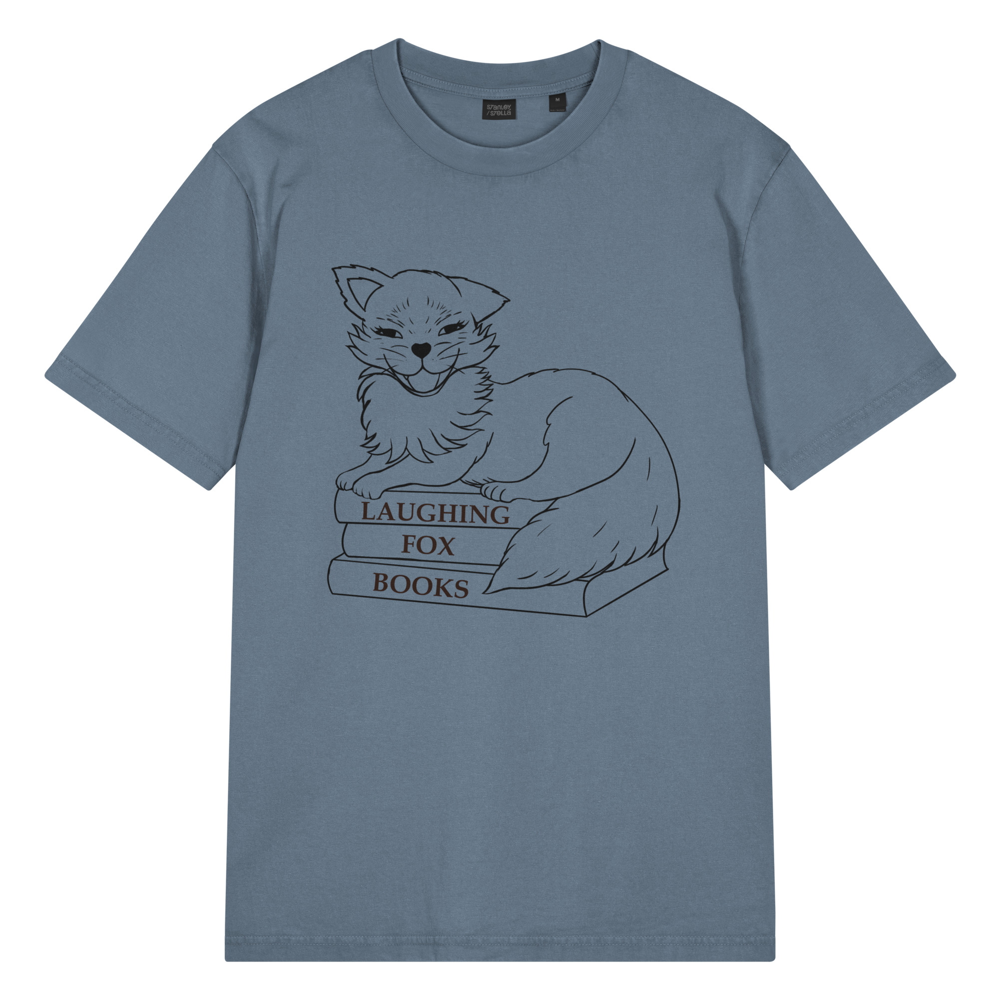 Vintage Laughing Fox Organic T-shirt - Image 2