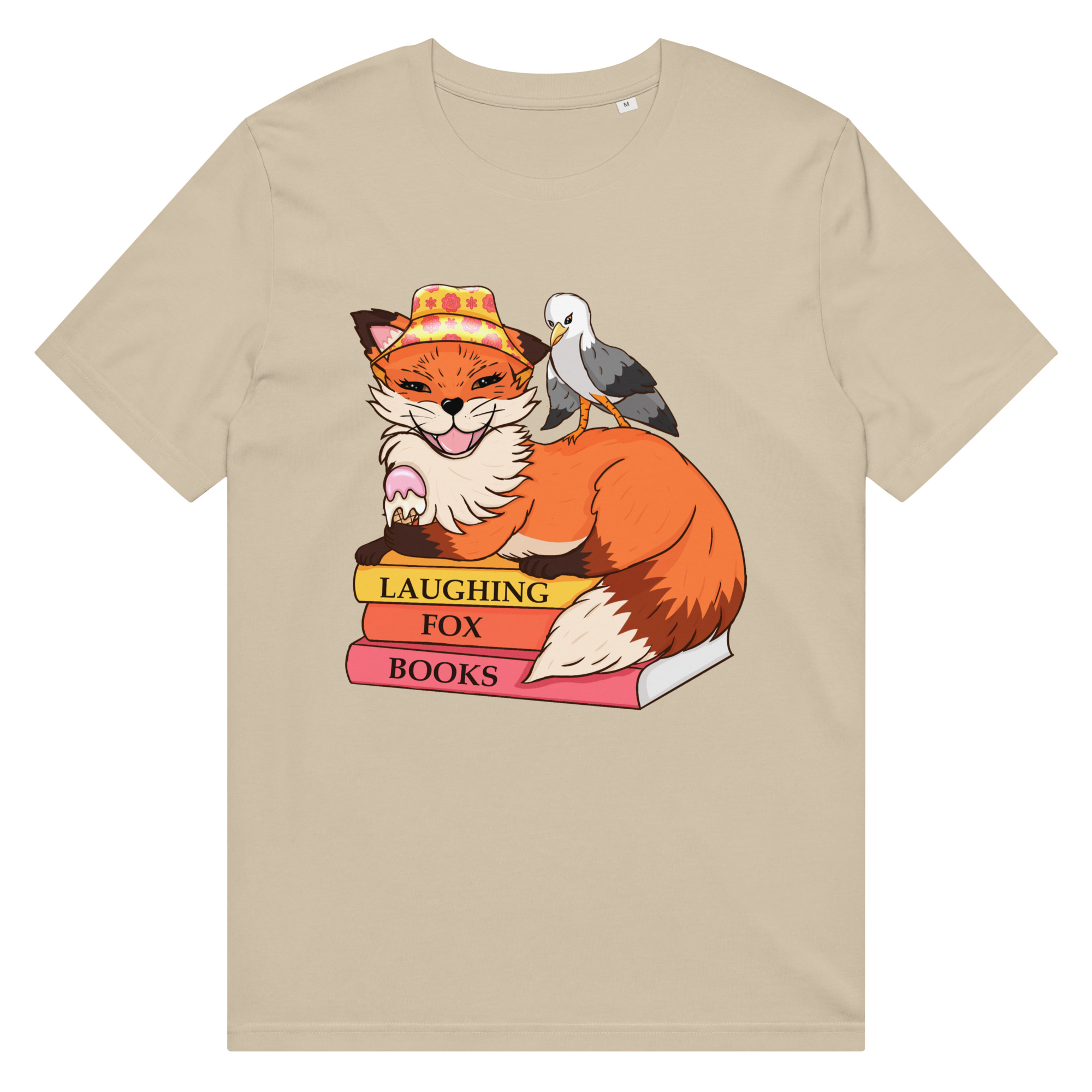 Summer Laughing Fox Organic T-shirt - Image 2
