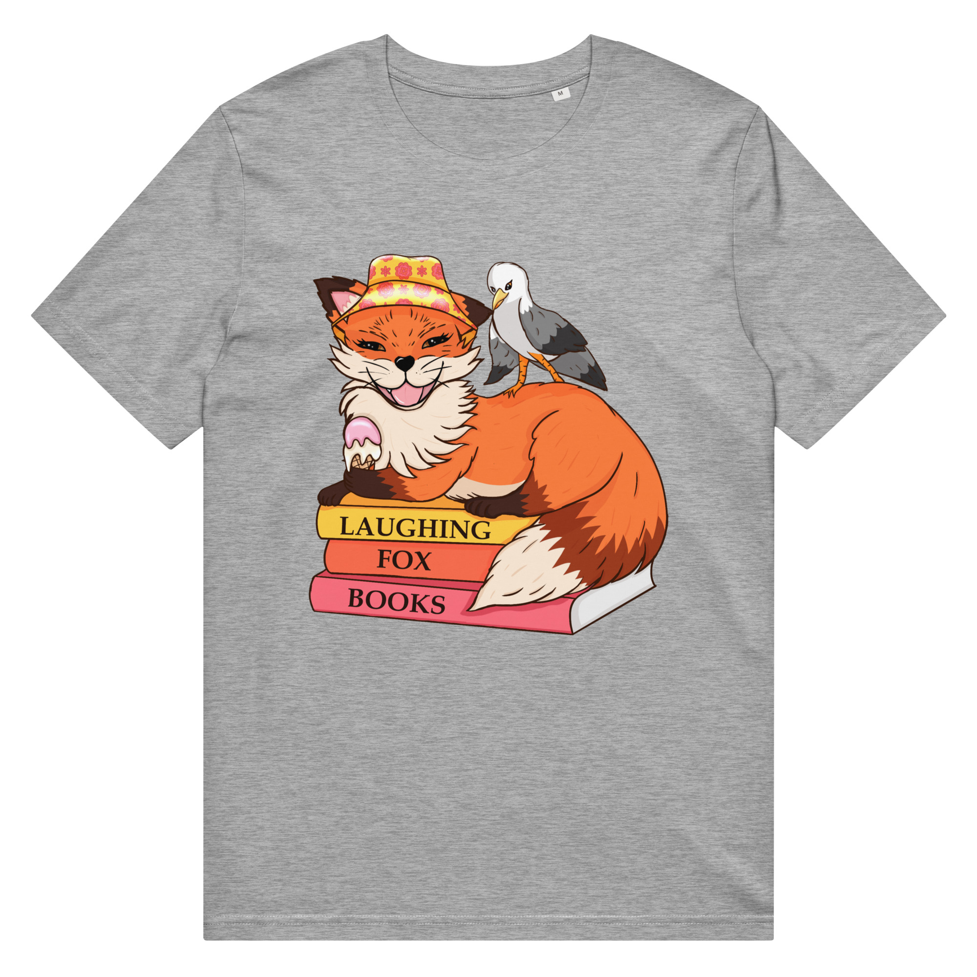 Summer Laughing Fox Organic T-shirt - Image 3