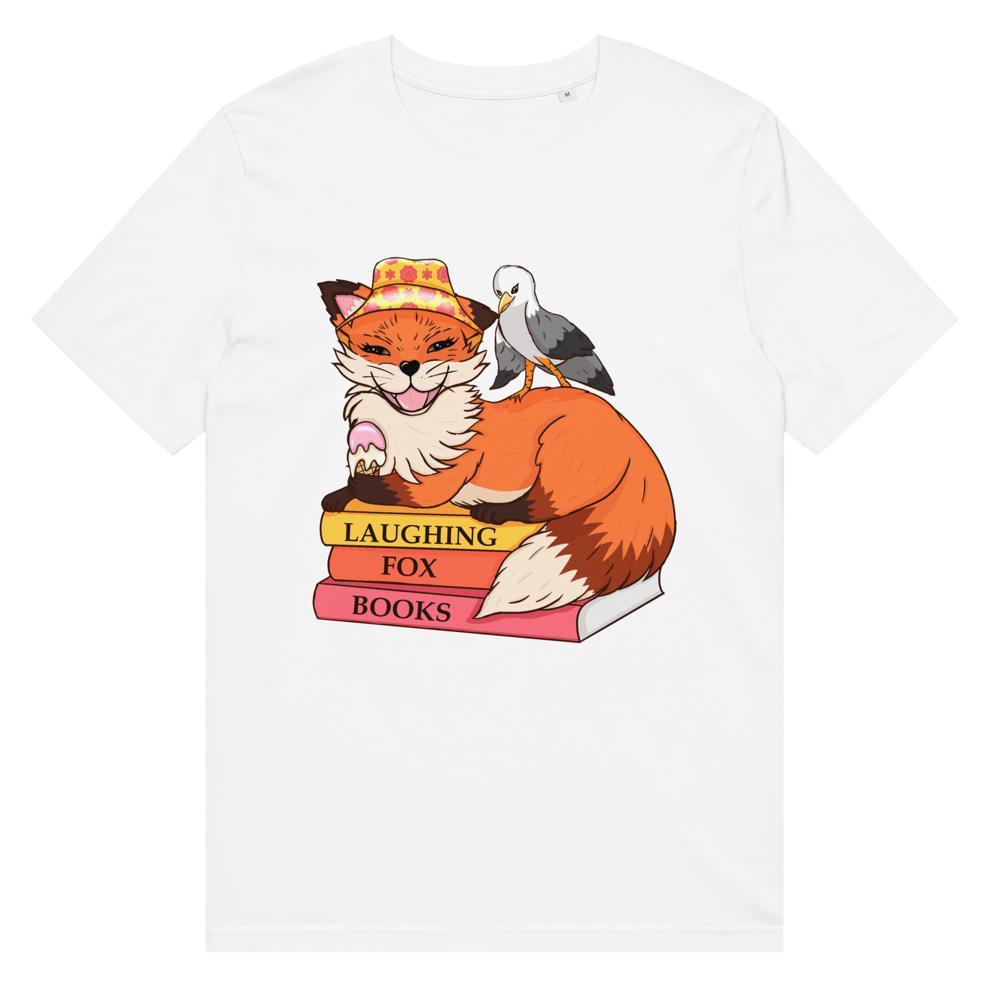 Summer Laughing Fox Organic T-shirt - Image 4